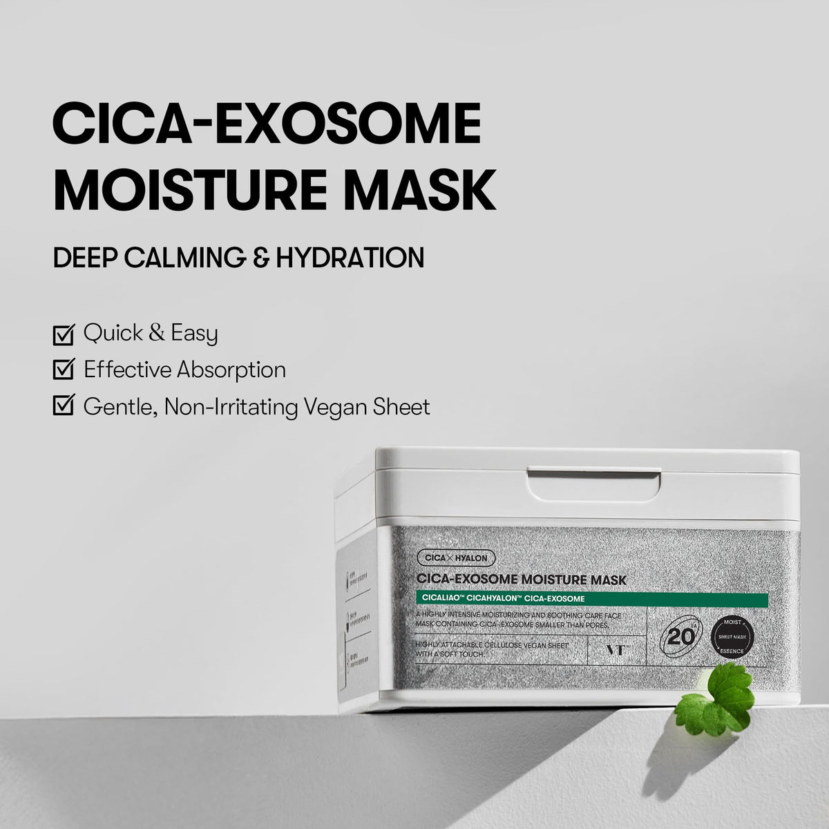 VT COSMETICS Cica-Exosome Moisture Mask sheet close-up
