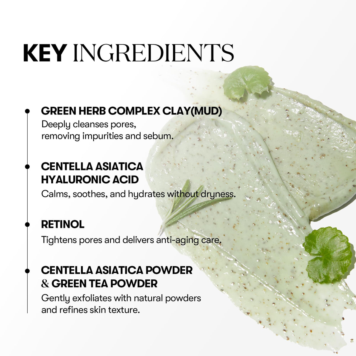 VT COSMETICS CICA Mask Cleanser application on skin