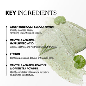 VT COSMETICS CICA Mask Cleanser application on skin