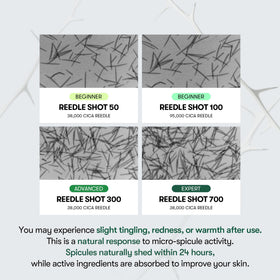 VT COSMETICS CICA Reedle Shot 100 Microneedling Serum application on skin
