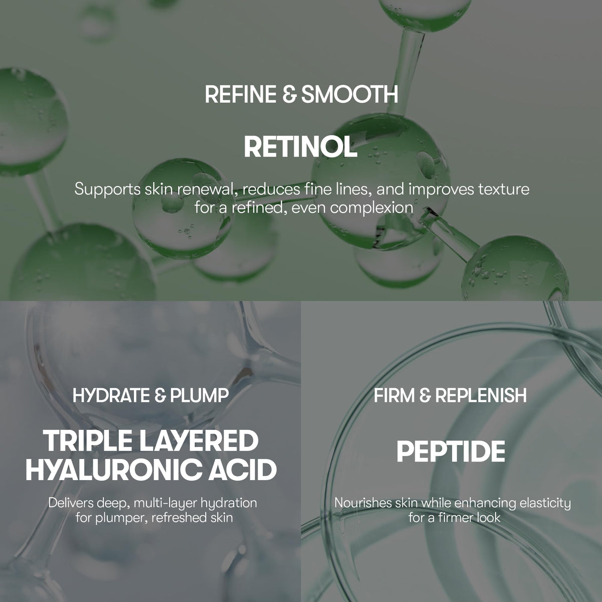 VT COSMETICS CICA Reti-A Daily Mask application on model