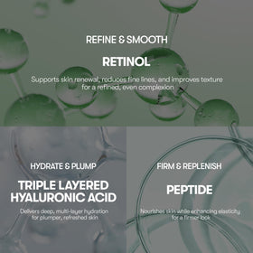 VT COSMETICS CICA Reti-A Daily Mask application on model