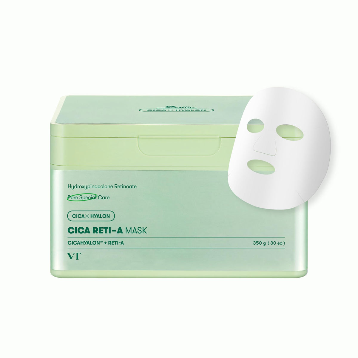 VT COSMETICS CICA Reti-A Daily Mask packaging front view