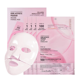 VT COSMETICS Collagen Reedle Shot Hydrogel Mask front view
