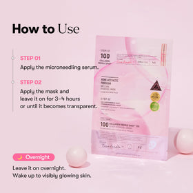 VT COSMETICS Collagen Reedle Shot Hydrogel Mask in a skincare routine