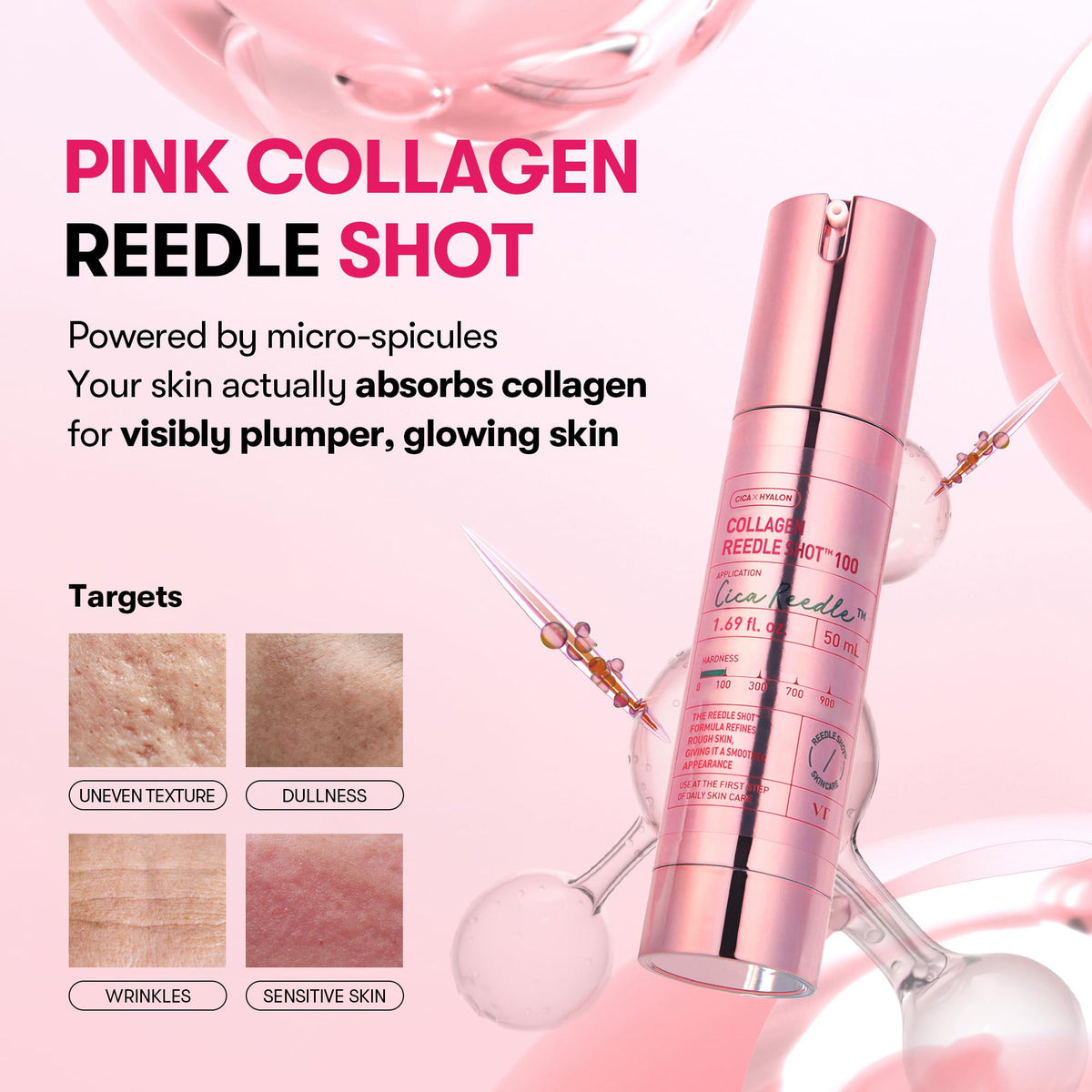 VT COSMETICS Collagen Reedle Shot Serum 50ml back view