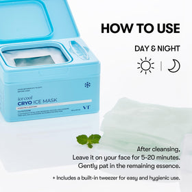 VT COSMETICS Cryo Ice Cool Mask showing texture