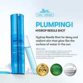 VT COSMETICS Hydrop Reedle Shot 100 Serum 50ml bottle side view