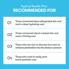 VT COSMETICS Hydrop Reedle Shot 100 Serum 50ml ingredients list