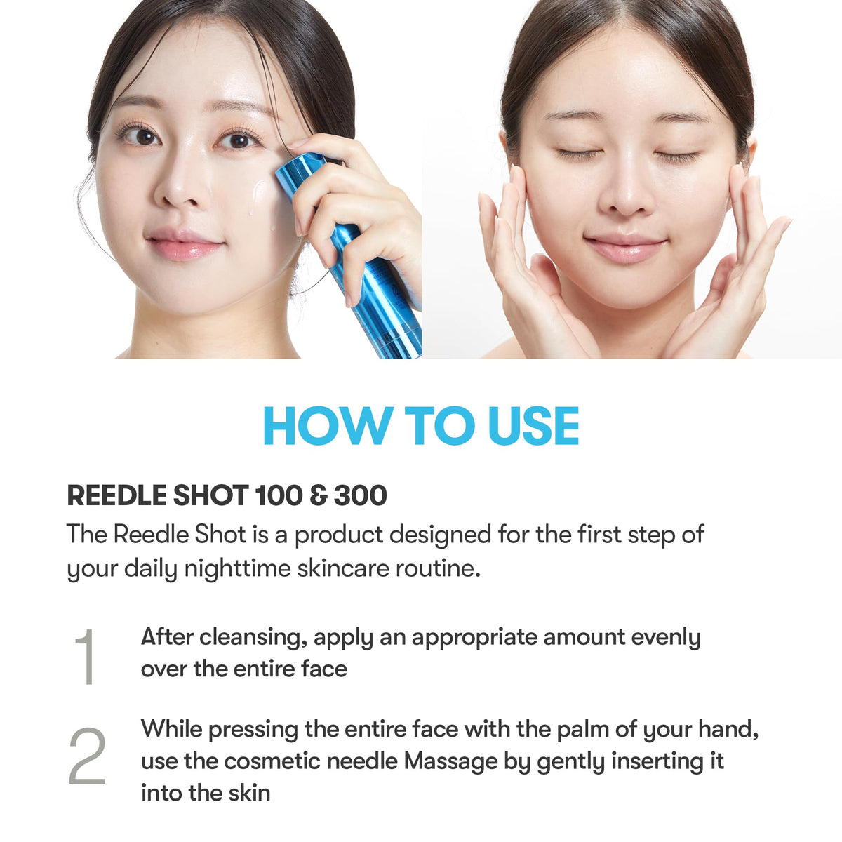 VT COSMETICS Hydrop Reedle Shot 100 Serum 50ml packaging