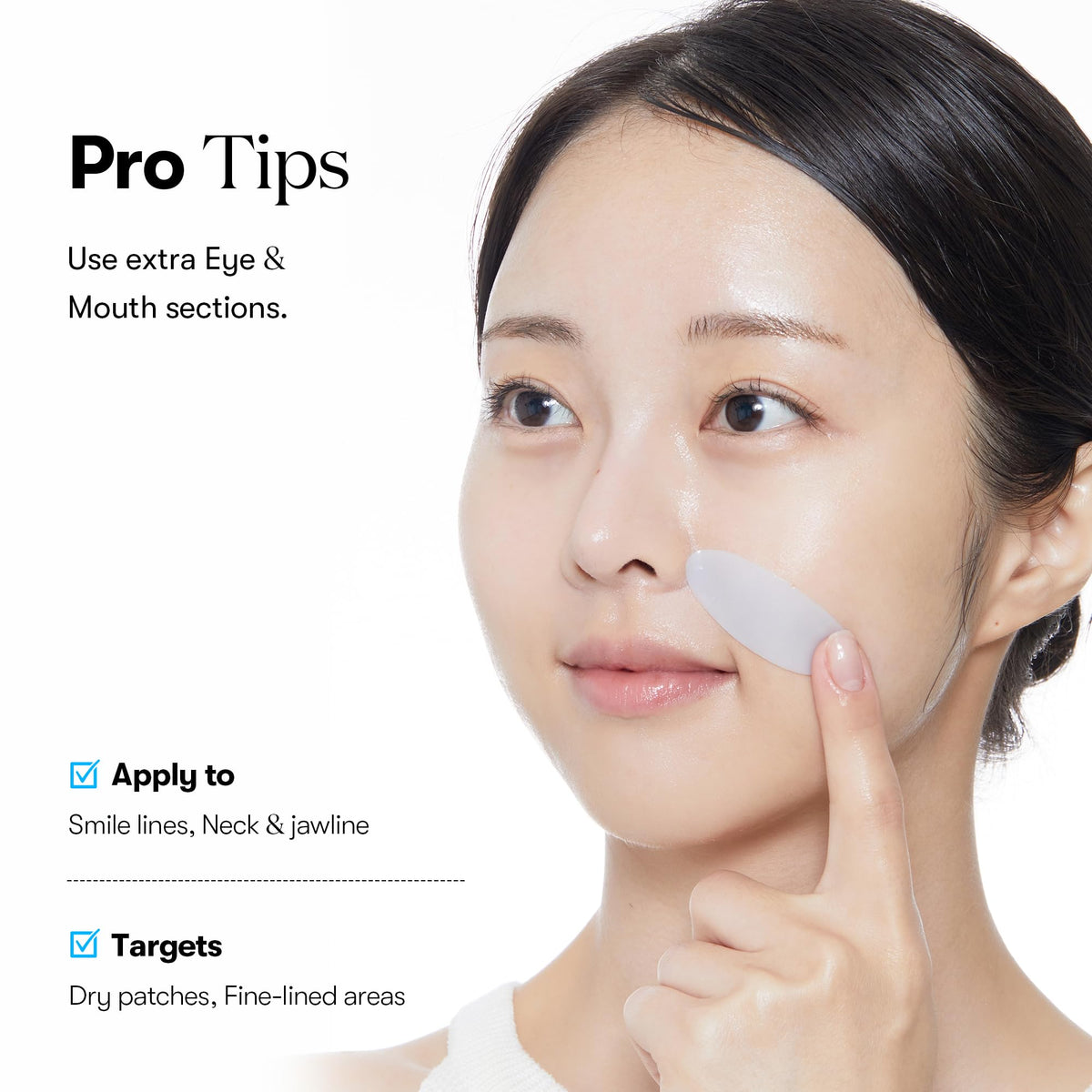 VT COSMETICS Hydrop Reedle Shot Hydrogel Mask showing hydration effect