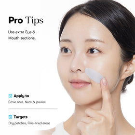 VT COSMETICS Hydrop Reedle Shot Hydrogel Mask showing hydration effect