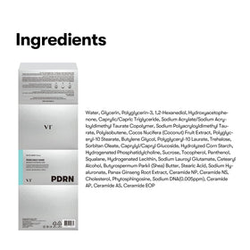 VT COSMETICS PDRN Daily Hydrating Mask in use during skincare routine