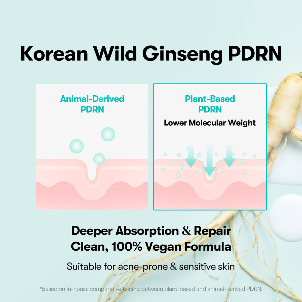 VT COSMETICS PDRN Essence Stick Balm in hand