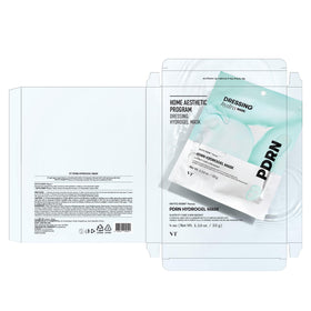 VT COSMETICS PDRN Hydrogel Mask displayed with other skincare products