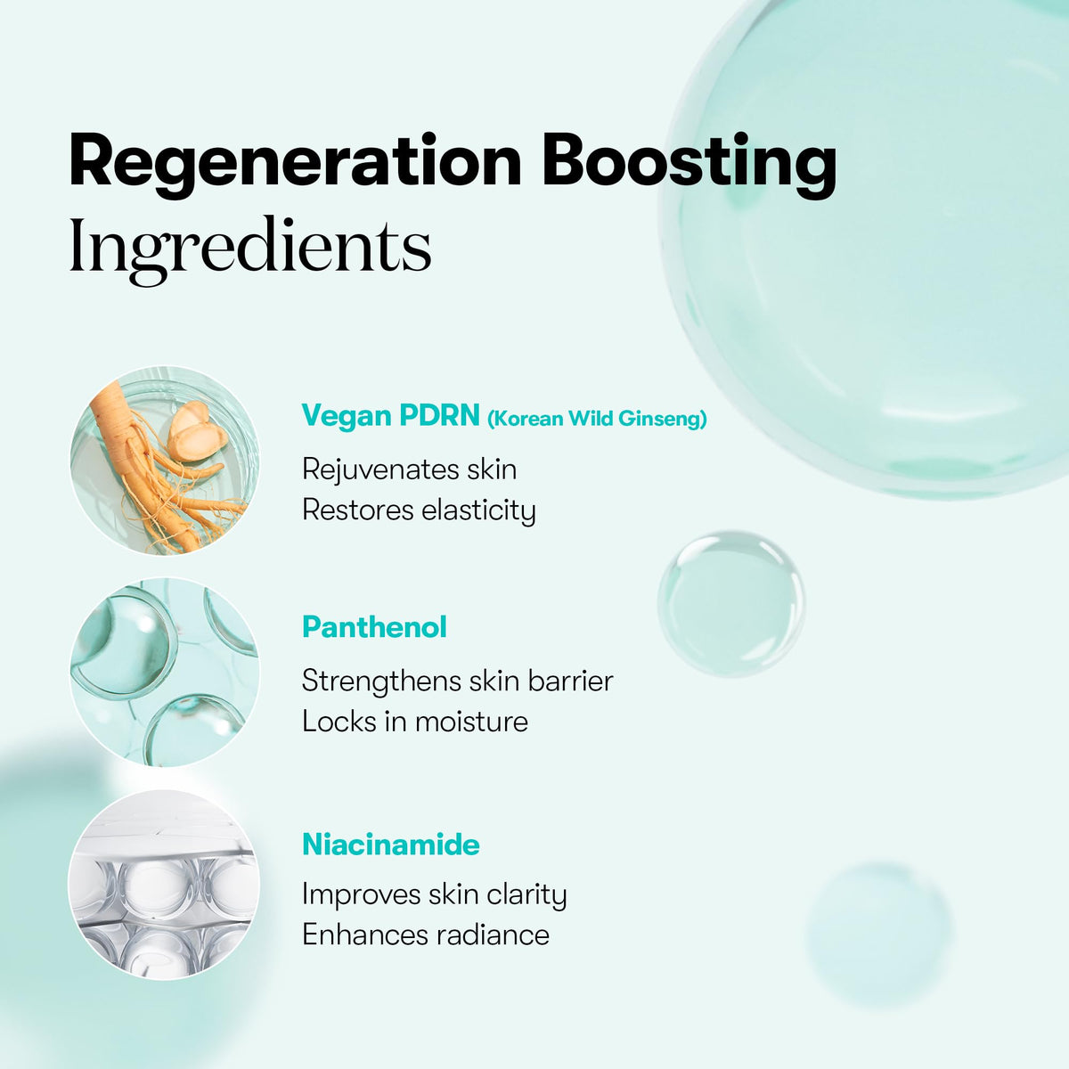 VT COSMETICS PDRN Hydrogel Mask with ginseng ingredients