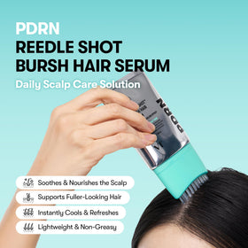 VT COSMETICS PDRN Reedle Shot Brush Hair Serum brush applicator close-up