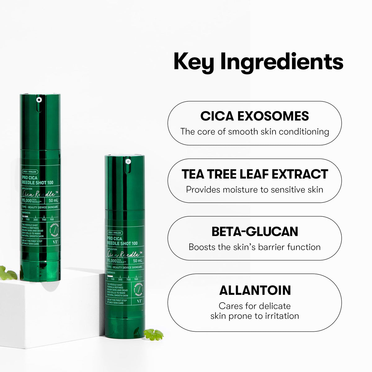 VT COSMETICS Pro Cica Reedle Shot 100 Serum with ingredients