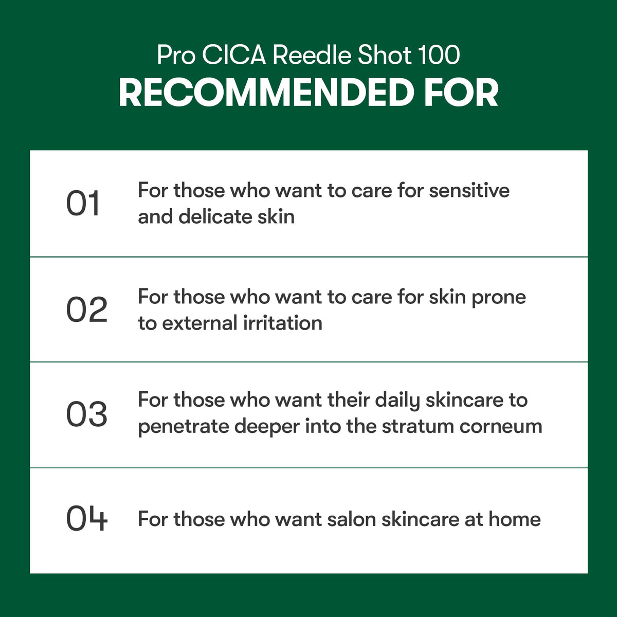 VT COSMETICS Pro Cica Reedle Shot 100 Serum with skincare routine
