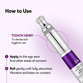 VT COSMETICS Reedle Shot Firming Eye Cream in lifestyle setting