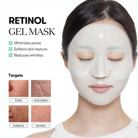 VT COSMETICS Reti-A Hydrogel Mask application on face