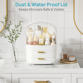 Vtopmart 3-Tier Skincare Makeup Organizer non-slip base