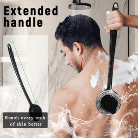 VWMYQ Back Scrubber in use during a shower