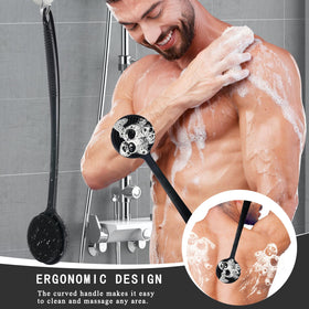 VWMYQ Back Scrubber showing silicone bristles