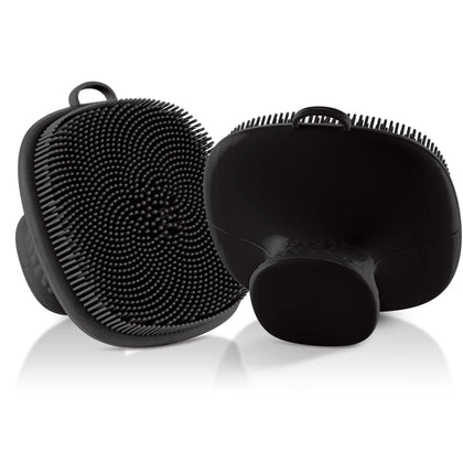 VWMYQ Face Scrubber 2 Pack with silicone bristles front view