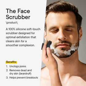 VWMYQ Face Scrubber showing non-slip handle design