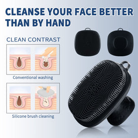 VWMYQ Face Scrubber with hanging hole for storage