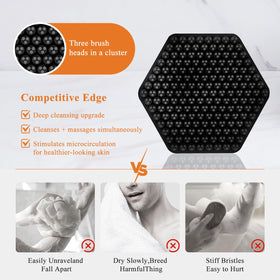 VWMYQ Silicone Face Scrubber in a lifestyle setting