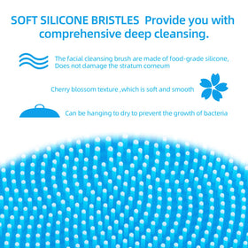 VWMYQ Silicone Face Scrubber in travel bag