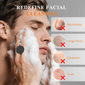 VWMYQ Silicone Face Scrubber showing soft bristles