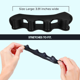 VYCE PrimalStep Toe Separators worn while exercising