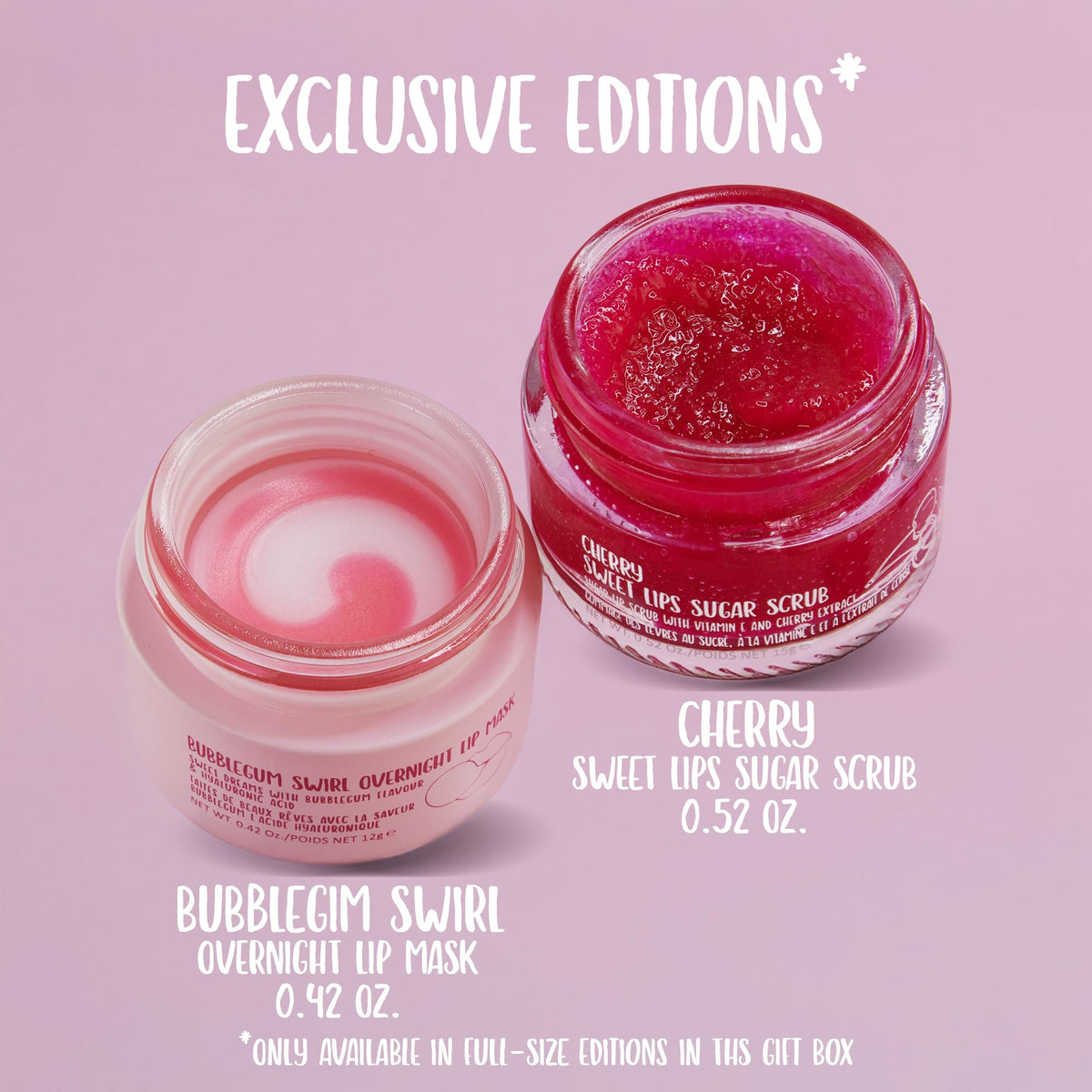 W7 Bubblegum Swirl Lip Mask displayed in the gift set