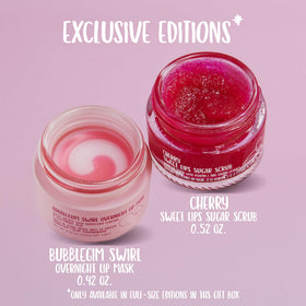 W7 Bubblegum Swirl Lip Mask displayed in the gift set