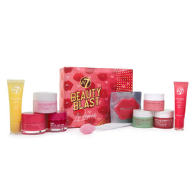 W7 lip balms in various flavours included in the set
