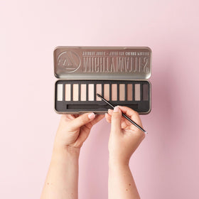 W7 Mighty Mattes Eyeshadow Palette open showing vibrant colours