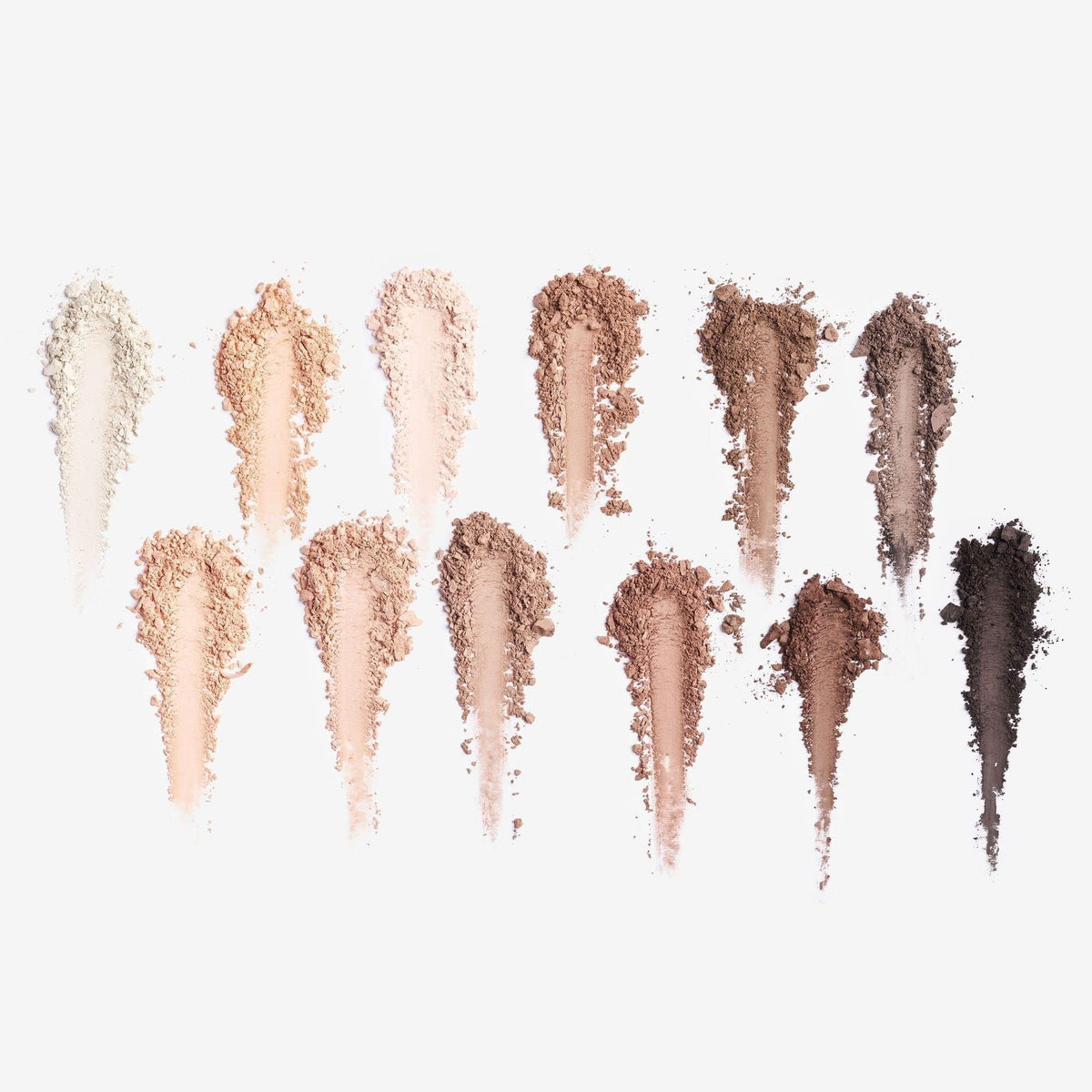 W7 Mighty Mattes Eyeshadow Palette swatches on skin
