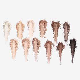 W7 Mighty Mattes Eyeshadow Palette swatches on skin