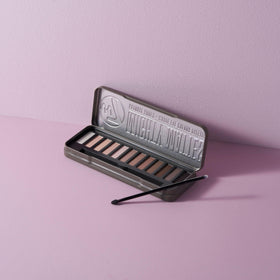 W7 Mighty Mattes Eyeshadow Palette with dual-ended brush included