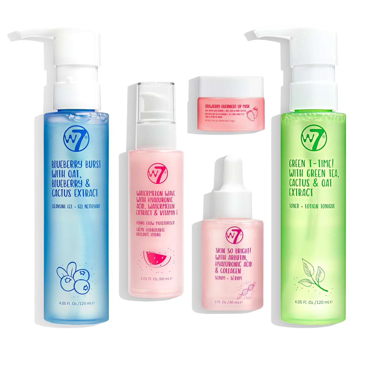 W7 Self Care Skincare Set packaging front view