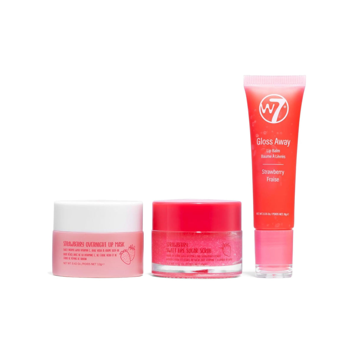 W7 Sweet Dreams Lip Care Trio packaging front view