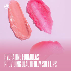 W7 Sweet Dreams Lip Care Trio with ingredients on display