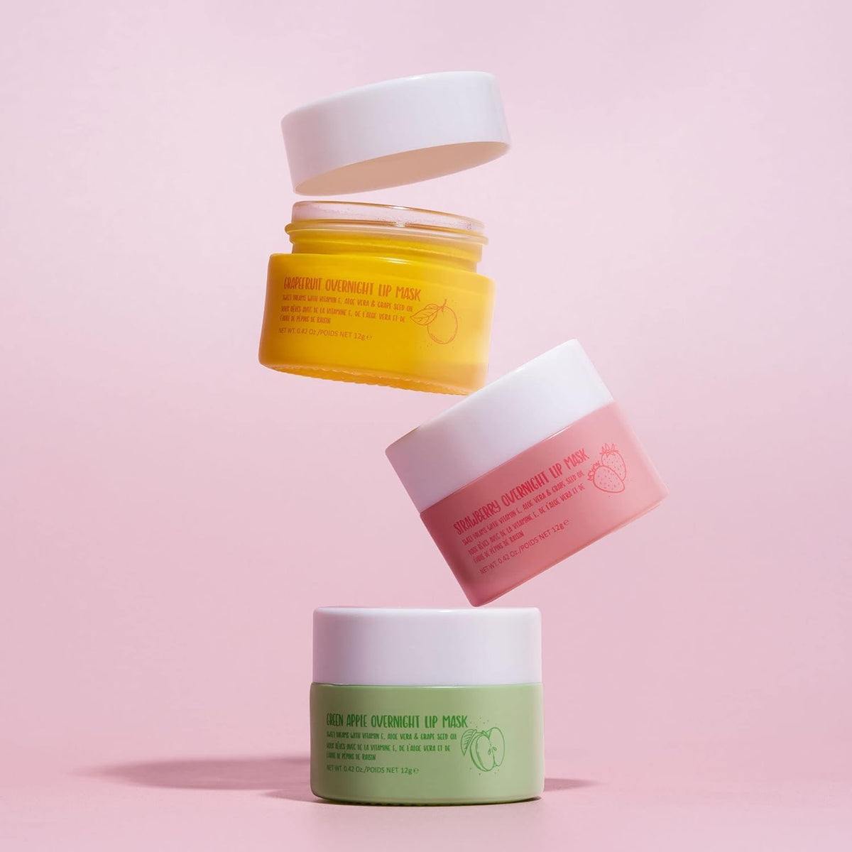 W7 Sweet Dreams Strawberry lip mask close-up