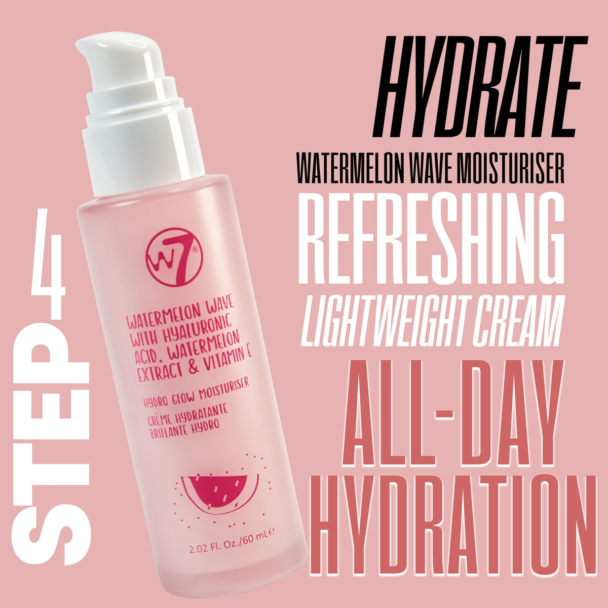 W7 Watermelon Wave Moisturizer jar with label