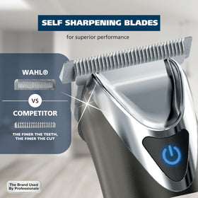 Wahl beard trimmer showing T-Blade detail