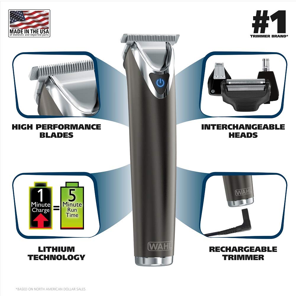 Wahl Beard Trimmer T-blade close-up