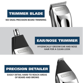 Wahl Beard Trimmer with no-slip silicone grip